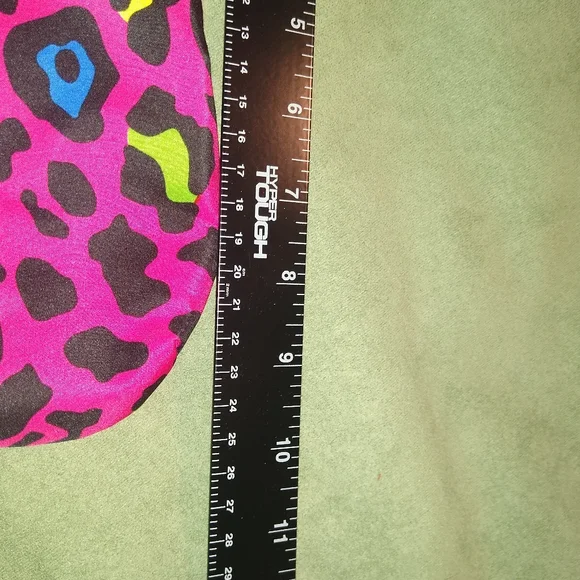 Betsey Johnson Crossbody Bag Fuscha Leopard Print NWOT Lots Of Storage Hot Pink - Picture 11 of 11